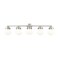 Z-Lite Vaughn Vanity, 5-Light, 7.75 In.W x 40.75 In.L x 9.5 In.H, Brushed Nickel/Matte Opal 735-5V-BN - alternate 4